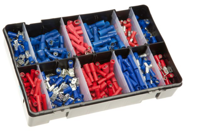 Box Assortments - Blue/Red Terminals (530 approx)