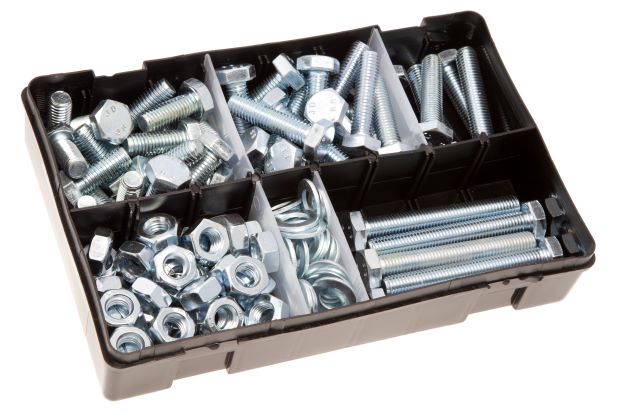 Box Assortments - M10 Bolts, Nuts & Washers (135 approx)