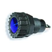 Warning Light - Round - Blue - With Replacement Bulbs - 10's