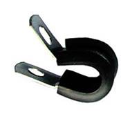 Rubber Lined P Clip - Capacity 7.9mm to 9.5mm - Pack of 50