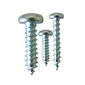 Screws No.10 x 1" - Pan Head - Pozi - Zinc Plated - Pack of 50