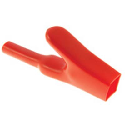 25amp Crocodile Clip Insulator Handle - Red - 2's