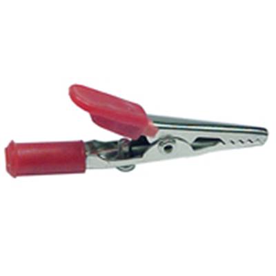 5 amp Crocodile Clips - Red - Pack of 2
