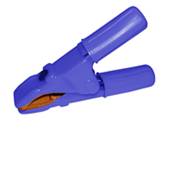 1000 amp Crocodile Clip - Brass - Fully Insulated - Blue - 1