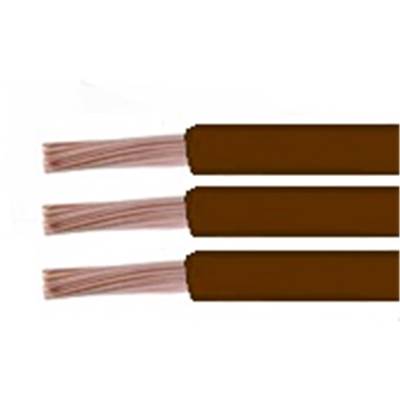 65 strand 0.3mm - 4.5mm2 Cable - Brown - 30m
