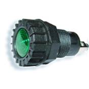 Warning Light - Round - Green - With Replacement Bulbs - 10's