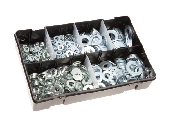 Box Assortments - Metric M5-M16 Steel Washers (840 approx)