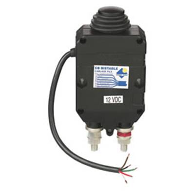 Relay - 12v - Single Pole Bi-stable Relay with manual control