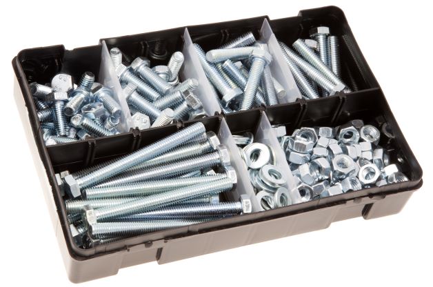 Box Assortments - M8 Bolt, Nut & Washers (290 approx)