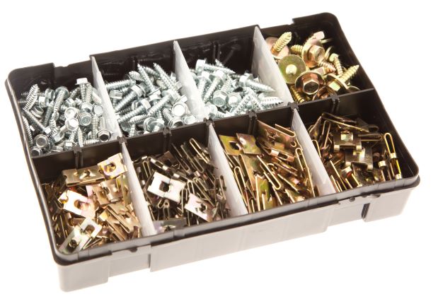 Box Assortments - Sheet Metal Screws & Fasteners (400 approx)