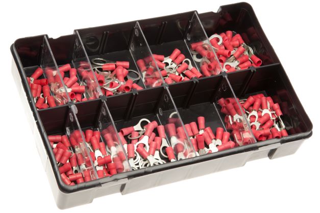 Box Assortments - Red Ring & Fork Terminals (240 approx)